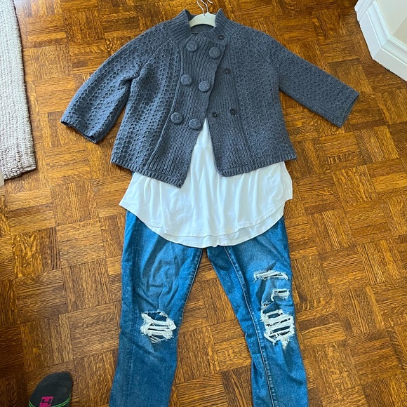 Knit crop sweater - Picture 2 of 5